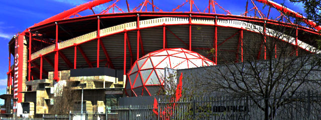Estádio da Luz, do Sport Lisboa e Benfica, Freguesia de São Domingos de Benfica, Lisboa &copy; Google Earth Pro