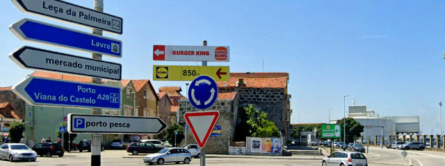 Avenida Eng. Duarte Pacheco, Matosinhos, distrito do Porto © Google Earth Pro
