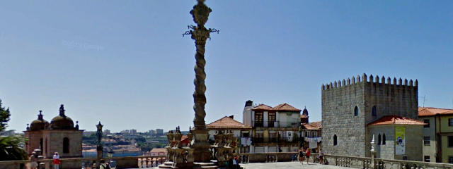 Pelourinho, Terreiro da Sé do Porto, Centre historique, Porto &copy; Google Earth Pro