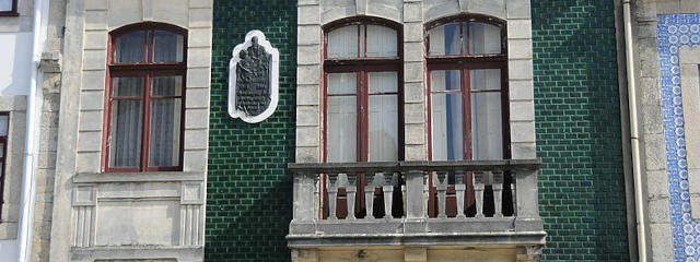 La maison où est née Eça de Queiroz à Póvoa de Varzim, zone métropolitaine de Porto, district de Porto. &copy; José Olgon / CC