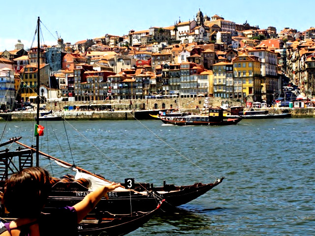Vista do Porto, Distrito do Porto, Douro Litoral &copy; Ilustração